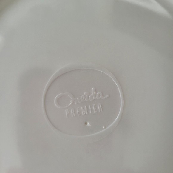 Vintage Oneida Premier Melamine Set of 5 Salad Plates Blue Flowers 7 3/4" Melmac - Picture 5 of 5